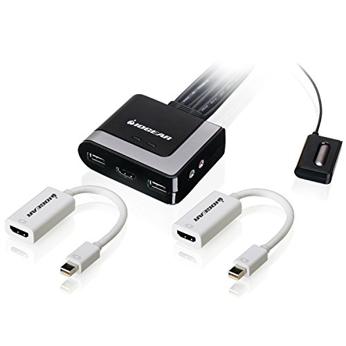 IOGEAR 2-Port HD und DisplayPort Kabel KVM Kit mit Audio GCS62HMDPKIT IOGEAR 2-Port HD und DisplayPort Kabel KVM Kit mit Audio GCS62HMDPKIT von IOGEAR