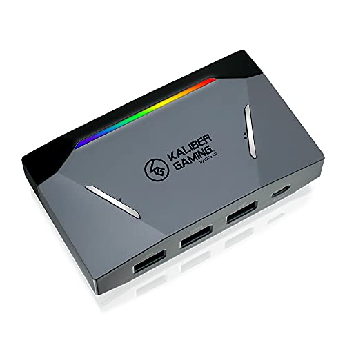 IOGEAR KeyMander 2 - Maus-/Tastatur-Switch Adapter für Xbox Series X|S, PS5 PS4 und Nintendo Switch mit Cross-Over-Funktion für Controller von IOGEAR