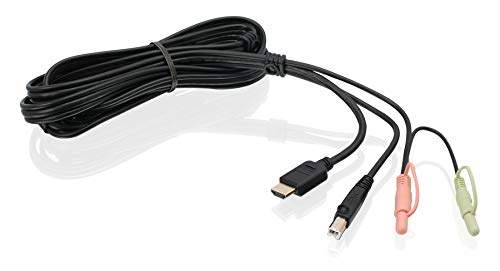 IOGEAR USB HDMI KVM Cable Set with Audio (TAA) 6 Foot, G2L802U von IOGEAR