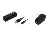 iogear GWU637, Kabellos, Mikro-USB, Ethernet, Wi-Fi 4 (802.11n), 300 Mbit/s, Schwarz von IOGear