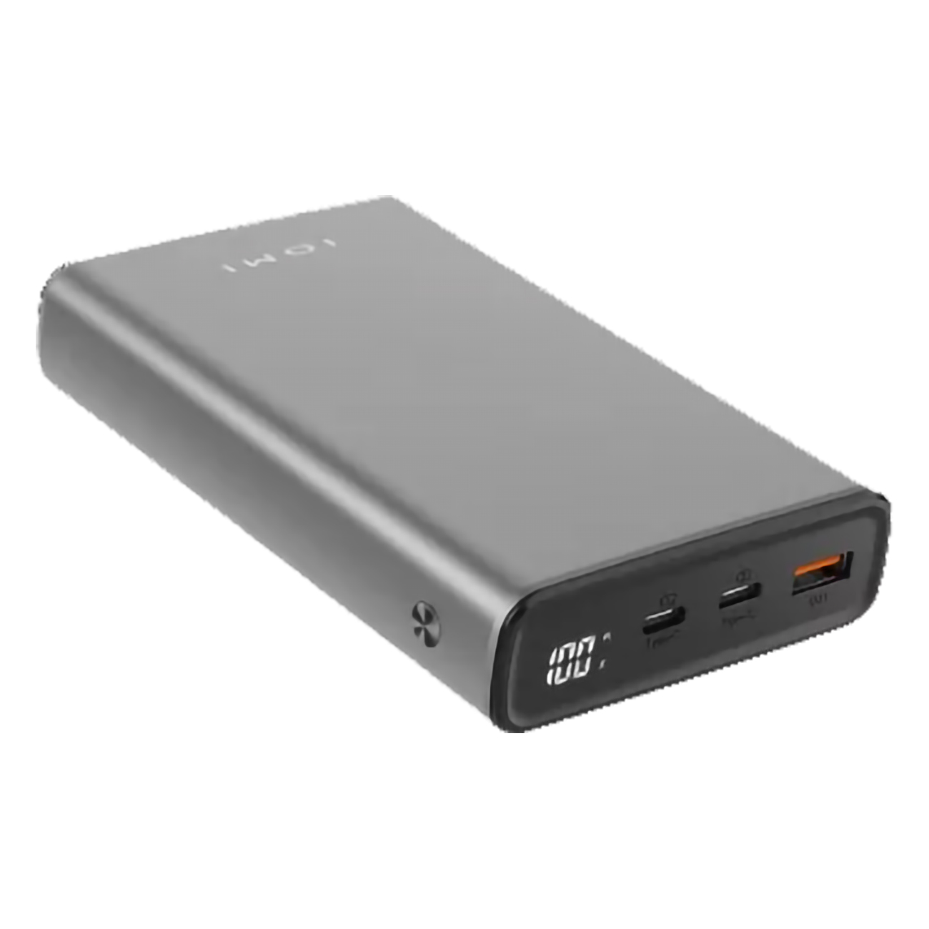 IOMI Powerbank IO-PB130W-GR Grau | Powerbank |130 Watt | 20000 mAh Kapazit?t | Kompatibel mit Laptops, Smartphones, Tablets, Digitalkameras etc. von IOMI