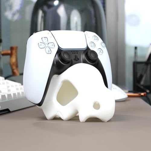 IOO6Z8SY 3D-gedruckte Tierkopf-Schädel Design Controller Halter ständer Halterung: Xbox, Switch Pro, PS5 Slim - Schreibtischdekoration und Aufbewahrungslösung,Weiß IOO6Z8SY 3D-gedruckte Tierkopf-Schädel Design Controller Halter ständer Halterung: Xbox, Switch Pro, PS5 Slim - Schreibtischdekoration und Aufbewahrungslösung,Weiß von IOO6Z8SY