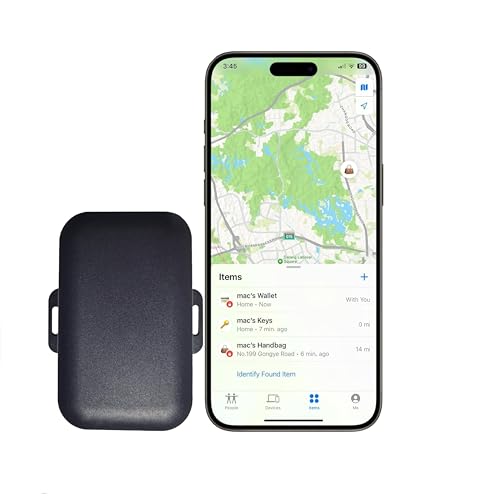10 Jahre lange Lebensdauer, Batterie-Artikelfinder, Tracker-Locator, keine monatliche Gebühr, kein Abonnement, keine SIM-Karte für Fahrzeuge, Auto, E-Bike, LKW, Gepäck, Schultasche und andere von IOOIOO