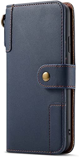 IOTUP Flip Holster Handyhülle Brieftasche [Kartenhalter], für Apple iPhone 13 Mini (2021) 5,4 Zoll Stent Funktion Leder Folio Case (Farbe: Blau) von IOTUP
