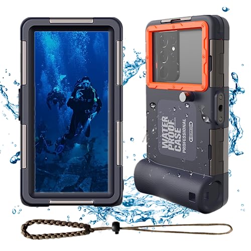 IPX8 Wasserdichte Handyhülle zum Schwimmen Outdoor Unter Wasser Hülle Universal Smartphone Tauchen Abdeckung für iPhone 15 14 13 11 Pro Samsung S23 Huawei Google OnePlus Xiaomi Redmi LG (2.Generation) von IP68CASE