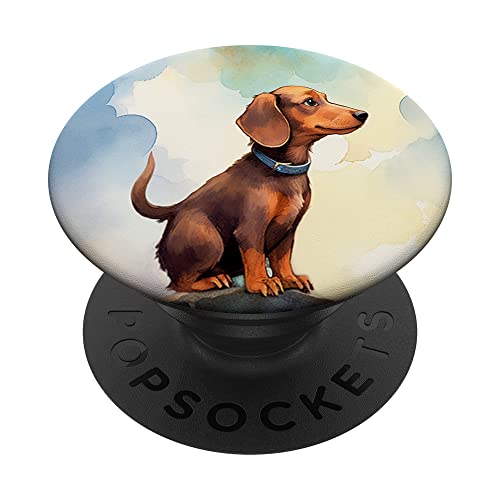 Pop Sockets Griffständer Dackel Hund PopSockets mit austauschbarem PopGrip Pop Sockets Griffständer Dackel Hund PopSockets mit austauschbarem PopGrip von IPKaKa