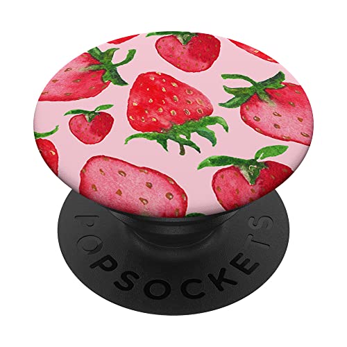 Pop Sockets Griffständer Erdbeere PopSockets mit austauschbarem PopGrip Pop Sockets Griffständer Erdbeere PopSockets mit austauschbarem PopGrip von IPKaKa
