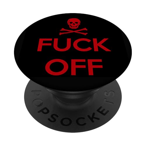 Pop Sockets Griffständer Fuck Off PopSockets mit austauschbarem PopGrip von IPKaKa