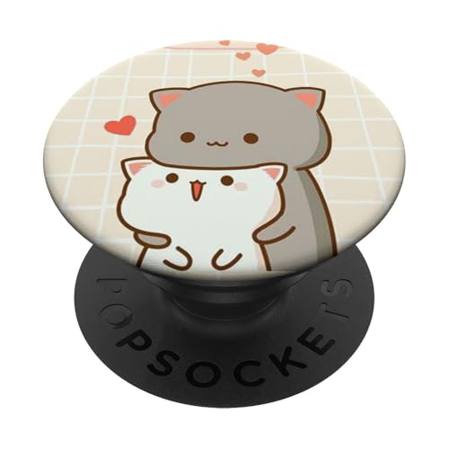 Pop Sockets Griffständer I Love You Cats PopSockets mit austauschbarem PopGrip von IPKaKa