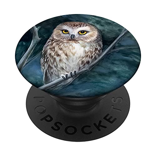Pop Sockets Griffständer Ölgemälde Eule PopSockets mit austauschbarem PopGrip Pop Sockets Griffständer Ölgemälde Eule PopSockets mit austauschbarem PopGrip von IPKaKa