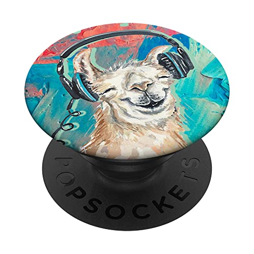 Pop Sockets Grip Stand Alpaka Musik hören PopSockets mit austauschbarem PopGrip von IPKaKa
