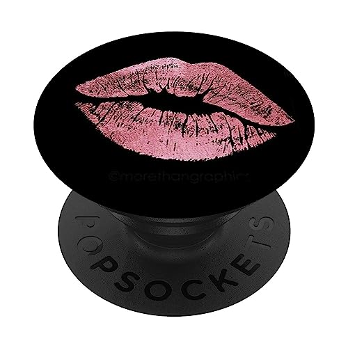 Pop Sockets Grip Stand Blassrosa Lippen PopSockets mit austauschbarem PopGrip von IPKaKa