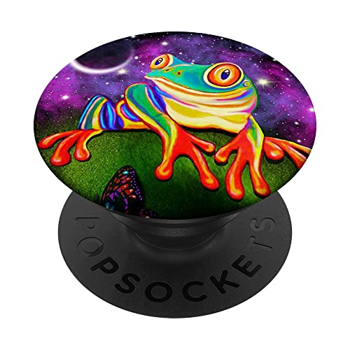 Pop Sockets Grip Stand Galaxy Frosch und Schmetterling PopSockets mit austauschbarem PopGrip Pop Sockets Grip Stand Galaxy Frosch und Schmetterling PopSockets mit austauschbarem PopGrip von IPKaKa