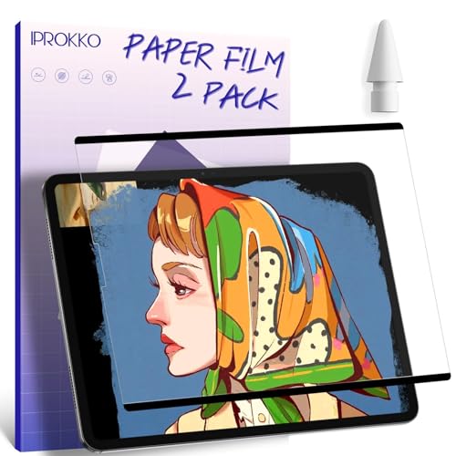 IPROKKO 2 Stück Magnetischer Papier Schutzfolie für iPad Air 11 Zoll 6. Gen 2024/7. Gen 2025, Like Paper Folie Magnetisch Papierfolie Displayschutz Film Abnehmbar Blendfreiem Screen Protector von IPROKKO