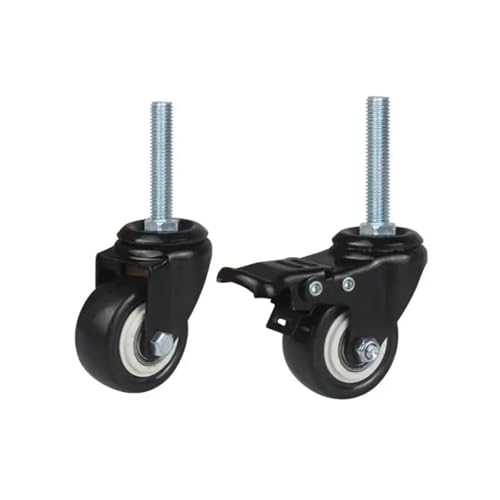 4Pcs 1,5 Zoll Lenkrolle M8/M10/M12 Schraube 60(M8-Universal) von IPVXNNFW