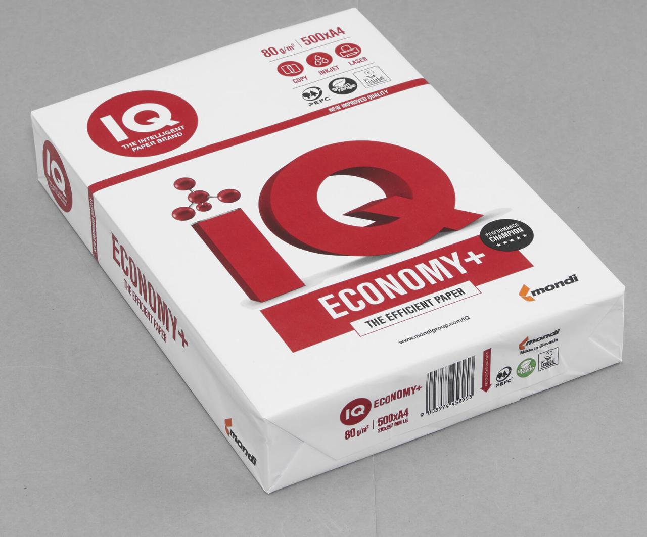 IQ Kopierpapier DIN A4 80 g/m² von IQ