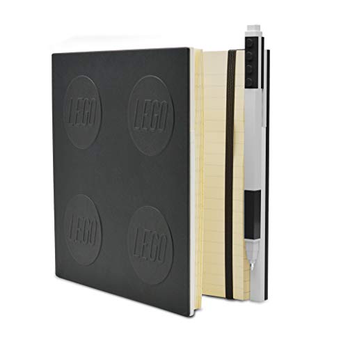 IQ LEGO Stationery Locking Notebook with Gel Pen - Black von IQ