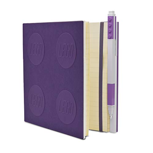 IQ LEGO Stationery Locking Notebook with Gel Pen - Lavender von IQ