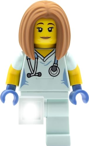 IQ Lego Iconic Nurse Figure with Flashlight - Batteriebetriebene LED-Taschenlampe (7,62 x 4,14 x 13,97 cm) - Auto-Off-Timer - Batterien im Lieferumfang enthalten von IQ