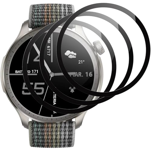 IQShield Displayschutzfolie für Amazfit Balance 46mm, 3 Pack Ultra Clear Panzerglas Schutzfolie für Garmin 265, Blasenfrei, 3D Vollständige Abdeckung, Berührungsempfindlich IQShield Displayschutzfolie für Amazfit Balance 46mm, 3 Pack Ultra Clear Panzerglas Schutzfolie für Garmin 265, Blasenfrei, 3D Vollständige Abdeckung, Berührungsempfindlich von IQShield