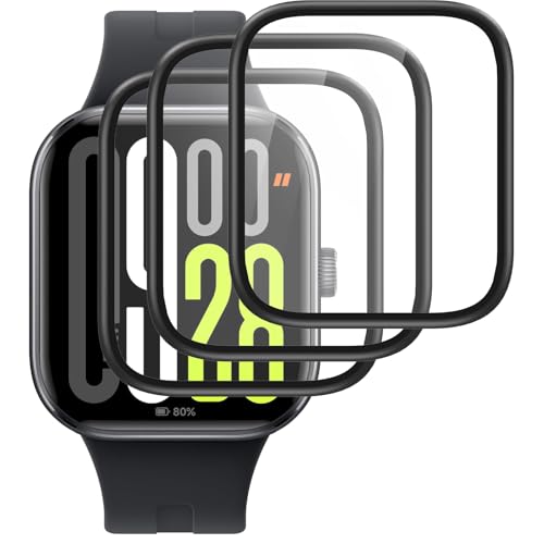IQShield Displayschutzfolie für Xiaomi Redmi Watch 5, Ultra Clear Panzerglas, 3 Pack Schutzfolie für Redmi Watch 5, 3D Vollständige Abdeckung, Berührungsempfindlich, Blasenfrei IQShield Displayschutzfolie für Xiaomi Redmi Watch 5, Ultra Clear Panzerglas, 3 Pack Schutzfolie für Redmi Watch 5, 3D Vollständige Abdeckung, Berührungsempfindlich, Blasenfrei von IQShield