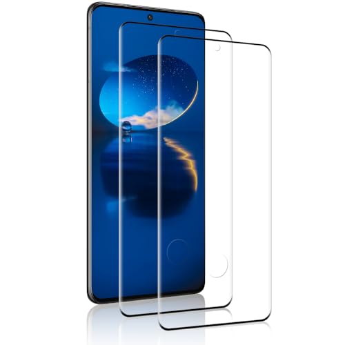 Panzer Schutz Glas für Samsung Galaxy S21, 2 Stück Panzer Schutzfolie, 3D Runde Kante Glas Displayschutz Folie, 9H Härte Glasfolie, HD Klar, Anti-Kratzen Panzerfolie von IQShield