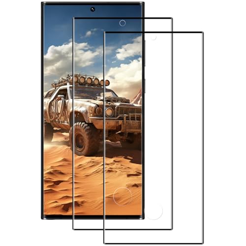 Panzer Schutz Glas für Samsung Galaxy S23 Ultra, [2 Stück] [Blasenfreie Schutzfolie] [9H Härte] [HD-Klar] Glasfolie Displayschutzfolie für Samsung Galaxy S23 Ultra von IQShield