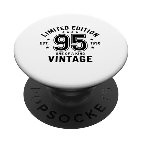 95. Geburtstag Vintage 1930 Geschenk Dekorationen Party Supplies PopSockets Klebender PopGrip von IQTEE