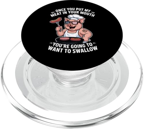 BBQ Grillen Once Put My Meat Mouth PopSockets PopGrip für MagSafe BBQ Grillen Once Put My Meat Mouth PopSockets PopGrip für MagSafe von IQTEE