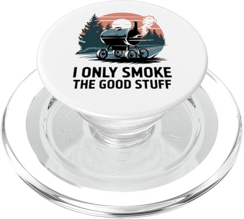 BBQ Smoker Grill Only Smoke Stuff Lustiges Geschenk PopSockets PopGrip für MagSafe BBQ Smoker Grill Only Smoke Stuff Lustiges Geschenk PopSockets PopGrip für MagSafe von IQTEE