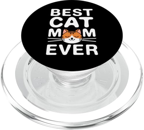 Cat Mom Best Cat Mom Ever Cute Kitten Mom Mom Gift PopSockets PopGrip für MagSafe Cat Mom Best Cat Mom Ever Cute Kitten Mom Mom Gift PopSockets PopGrip für MagSafe von IQTEE