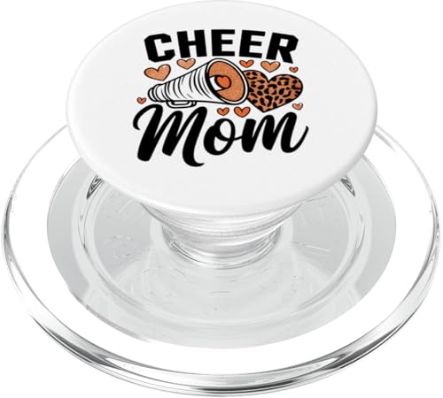 Cheer Mom Cheerleader Leopard Herz Grafik Muttertagsgeschenk PopSockets PopGrip für MagSafe Cheer Mom Cheerleader Leopard Herz Grafik Muttertagsgeschenk PopSockets PopGrip für MagSafe von IQTEE