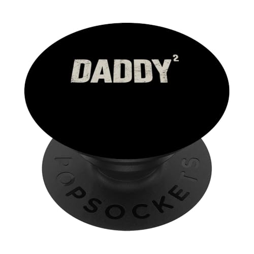 Daddy Squared Lustiges Vatertagsgeschenk PopSockets Klebender PopGrip von IQTEE