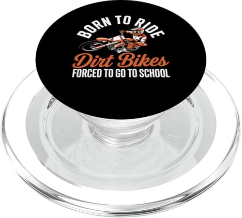 Dirt Bike Born Ride Motocross-Fahrer Geschenk PopSockets PopGrip für MagSafe von IQTEE