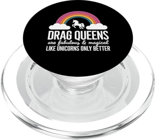Drag Queens Fabulous Magical Unicorn Rainbow LGBTQ Pride PopSockets PopGrip für MagSafe von IQTEE