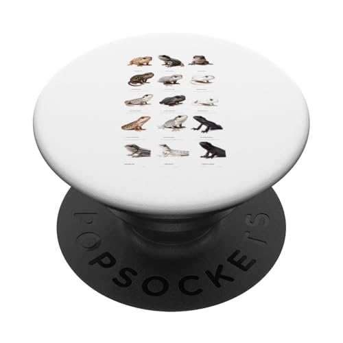 Eidechse Reptil Gecko Herpetologie Enthusiast Biologie Geschenk PopSockets Klebender PopGrip von IQTEE