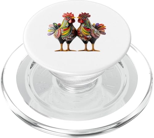 Hahn Huhn Vogel Geflügel Ornithologie Liebhaber Geschenk PopSockets PopGrip für MagSafe von IQTEE