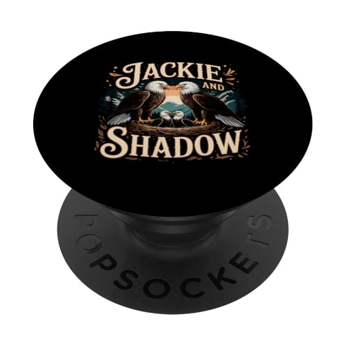 Jackie Shadow Eagle Matching Familientreffen Camping PopSockets Klebender PopGrip von IQTEE