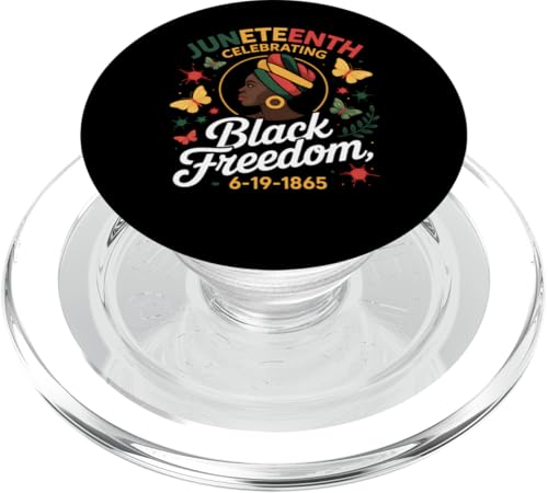 Juneteenth feiert die Freiheit 1865 Afroamerikaner PopSockets PopGrip für MagSafe Juneteenth feiert die Freiheit 1865 Afroamerikaner PopSockets PopGrip für MagSafe von IQTEE