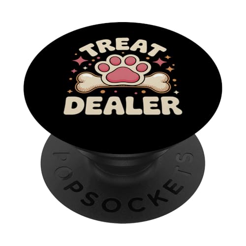 Lustiges Geschenk für Hundeliebhaber mit Pfotenabdruck PopSockets Klebender PopGrip Lustiges Geschenk für Hundeliebhaber mit Pfotenabdruck PopSockets Klebender PopGrip von IQTEE