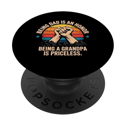 Opa Vatertagsgeschenk Being Dad An Honor Grandpa PopSockets Klebender PopGrip Opa Vatertagsgeschenk Being Dad An Honor Grandpa PopSockets Klebender PopGrip von IQTEE