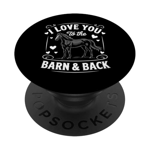 Pferdegeschenk „Horseriding Love Barn“ PopSockets Klebender PopGrip Pferdegeschenk „Horseriding Love Barn“ PopSockets Klebender PopGrip von IQTEE