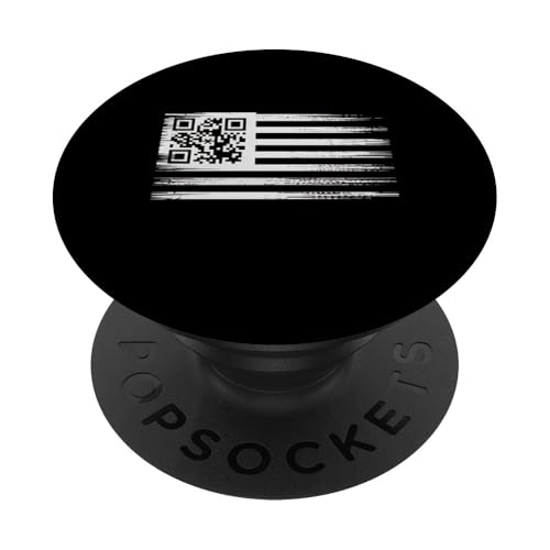 QR Lustiges, innovatives Grafikdesign für Herren und Damen PopSockets Klebender PopGrip QR Lustiges, innovatives Grafikdesign für Herren und Damen PopSockets Klebender PopGrip von IQTEE