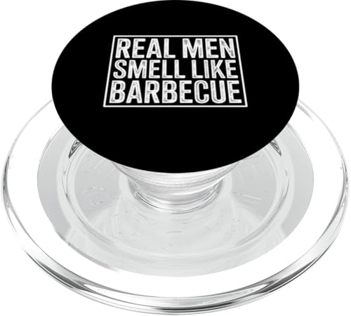 Real Men Smell Like Barbecue Lustiges BBQ Grillen Papa Geschenk PopSockets PopGrip für MagSafe Real Men Smell Like Barbecue Lustiges BBQ Grillen Papa Geschenk PopSockets PopGrip für MagSafe von IQTEE
