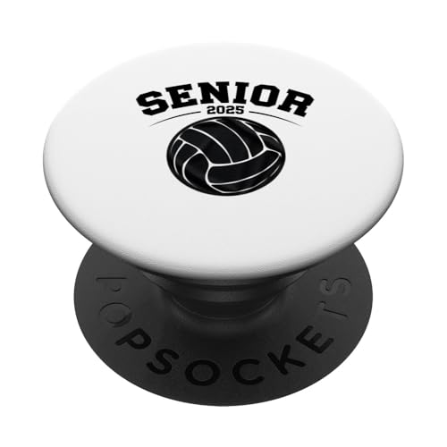 Senior 2025 Volleyballspieler Geschenk Volleyball Senior Night PopSockets Klebender PopGrip von IQTEE