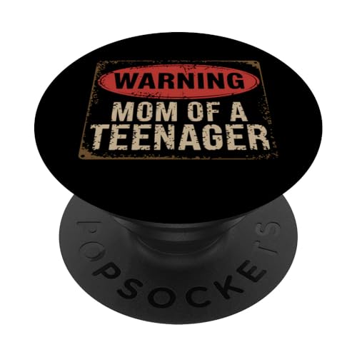 Teenager Mama Warnung Lustiges Geschenk Muttertag PopSockets Klebender PopGrip Teenager Mama Warnung Lustiges Geschenk Muttertag PopSockets Klebender PopGrip von IQTEE