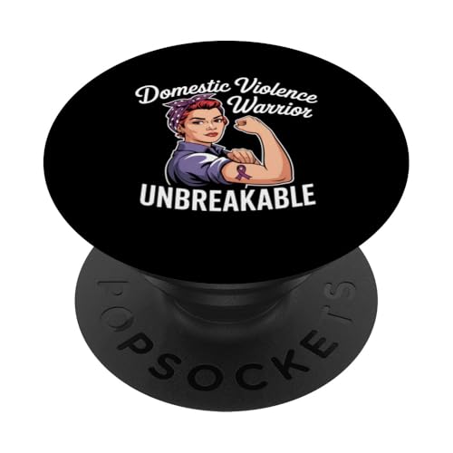 Unterstützung für Domestic Warrior Unbreakable Survivor PopSockets Klebender PopGrip von IQTEE