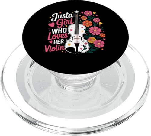 Violine Girl Just a Girl Who Loves Her Violine Geschenk PopSockets PopGrip für MagSafe Violine Girl Just a Girl Who Loves Her Violine Geschenk PopSockets PopGrip für MagSafe von IQTEE