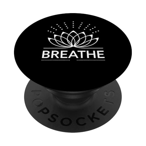 Yoga Lotus Breathe Meditation Spirituelle Harmonie Namaste Zen PopSockets Klebender PopGrip von IQTEE