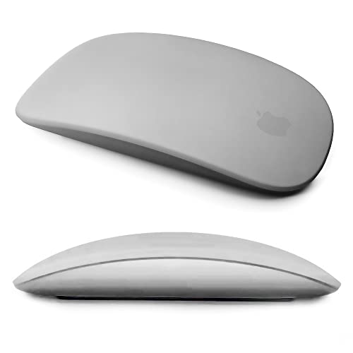 Maus Silikonhülle für Apple Magic Mouse 1 & 2, sturzsicher, staubdicht, ultradünn, Schwarz von IRAINSUN